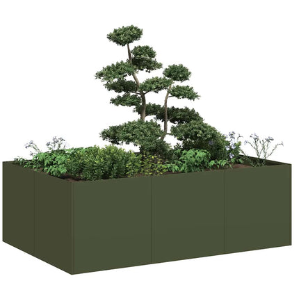 Plantenbak Koudgewalst Staal Olijfgroen