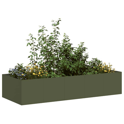 Plantenbak Koudgewalst Staal Olijfgroen