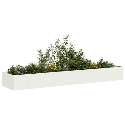 Plantenbak Koudgewalst Staal Wit