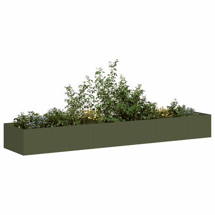 Plantenbak Koudgewalst Staal Olijfgroen
