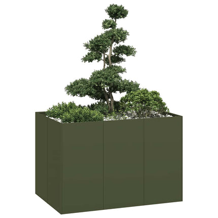 Plantenbak Koudgewalst Staal Olijfgroen