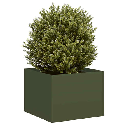 Plantenbak Koudgewalst Staal Olijfgroen