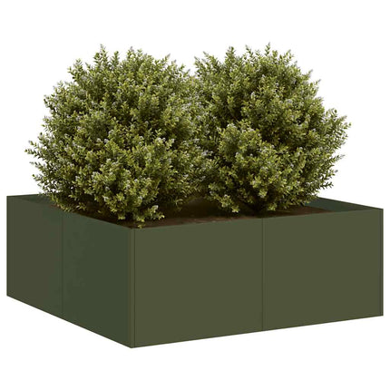 Plantenbak Koudgewalst Staal Olijfgroen