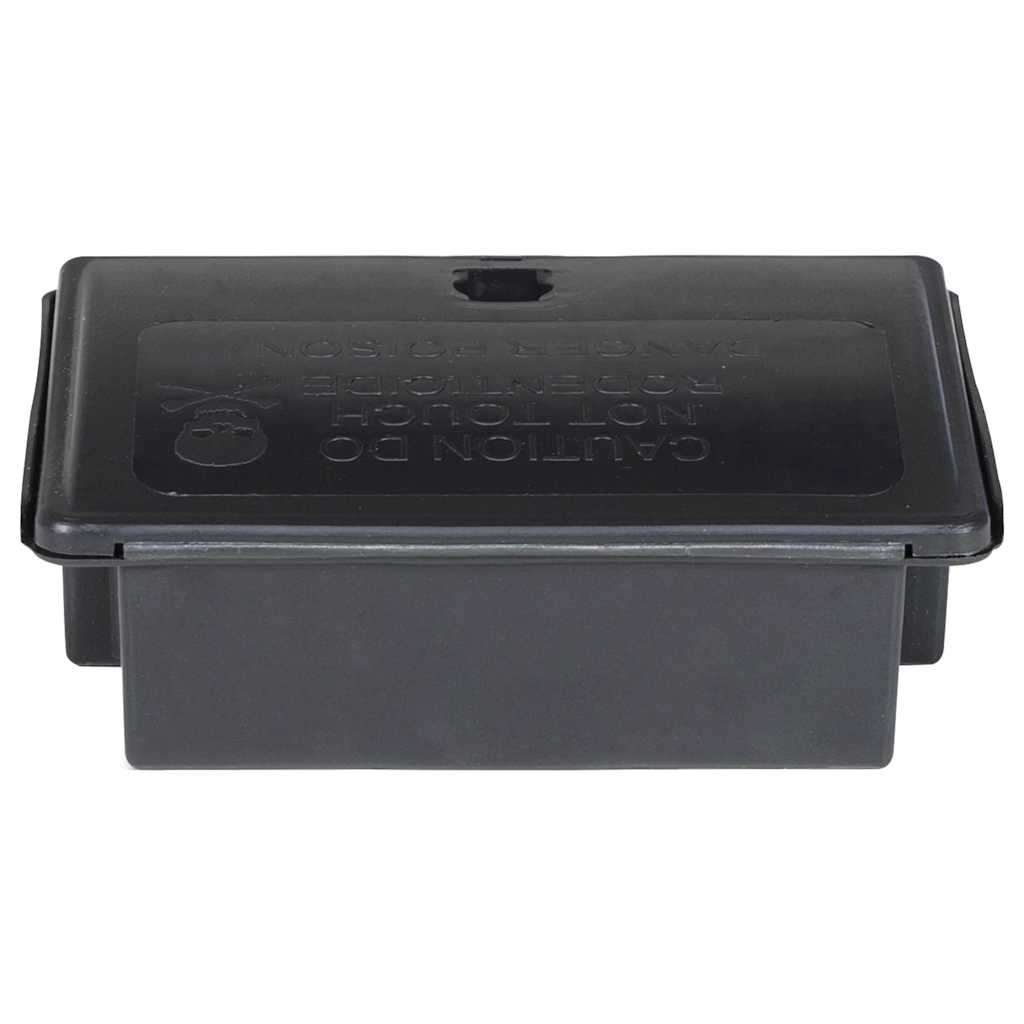 Muizenvallen 5 st 13x10x4 cm zwart