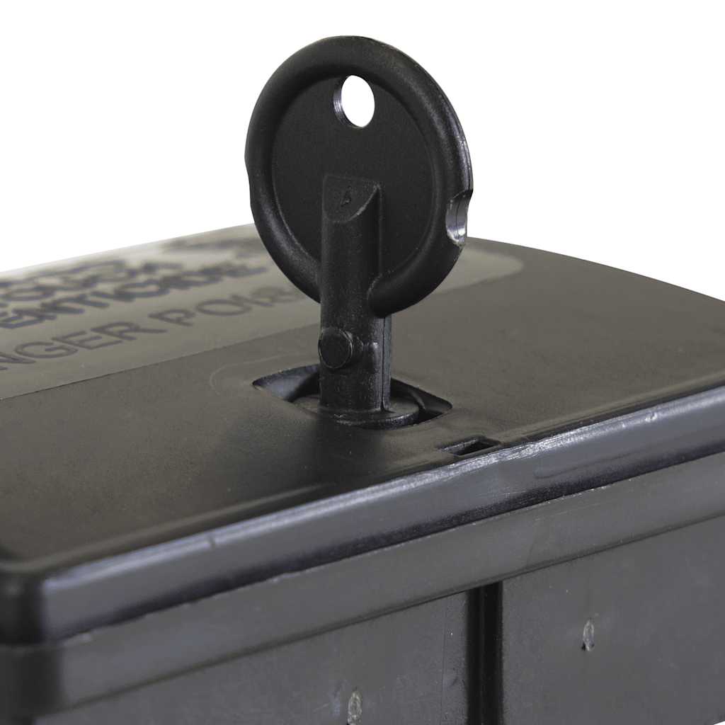 Muizenvallen 10 st 13x10x4 cm zwart