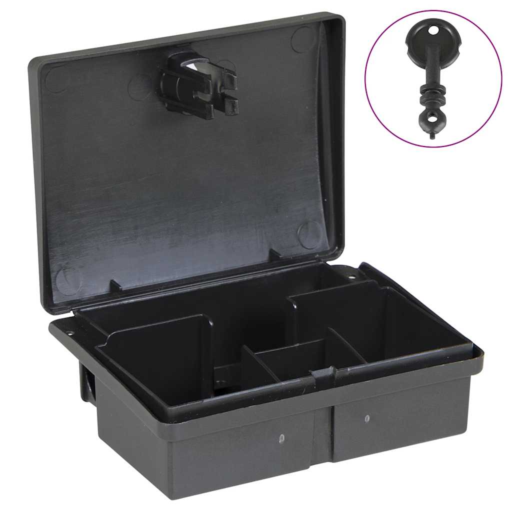 Muizenvallen 20 st 13x10x4 cm zwart