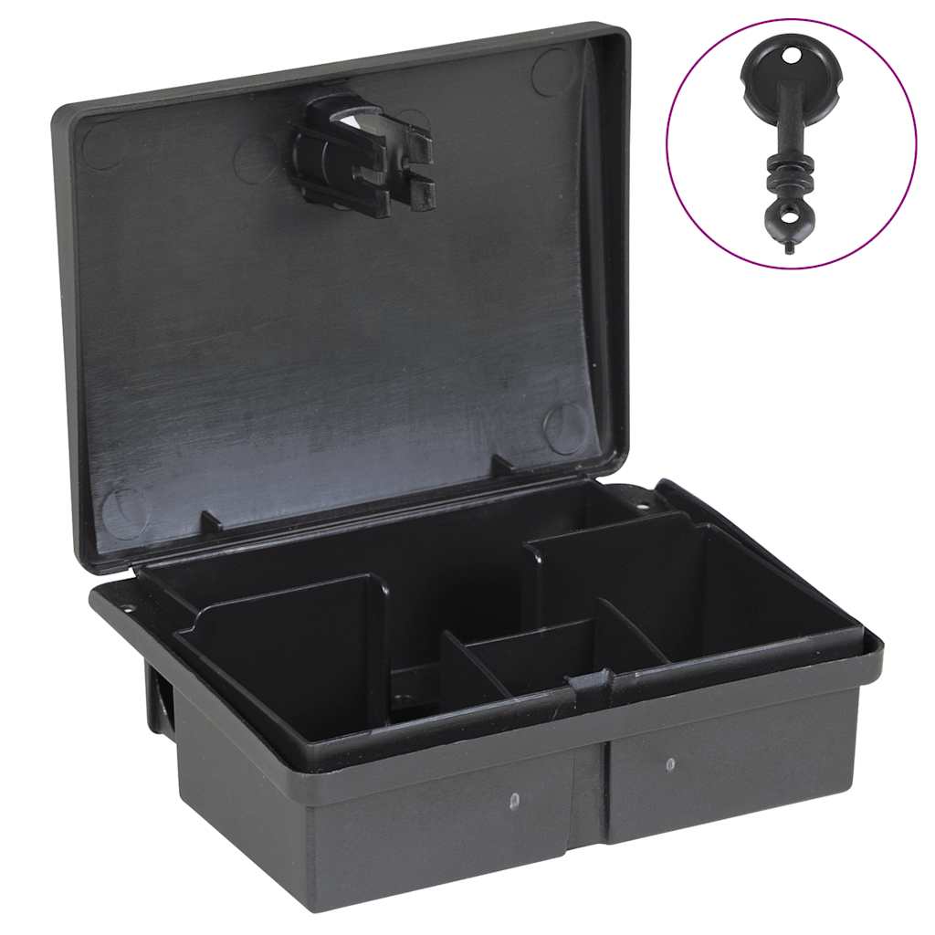 Muizenvallen 20 st 13x10x4 cm zwart