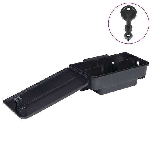 Muizenvallen 12 st 22x12,5x7,5 cm zwart