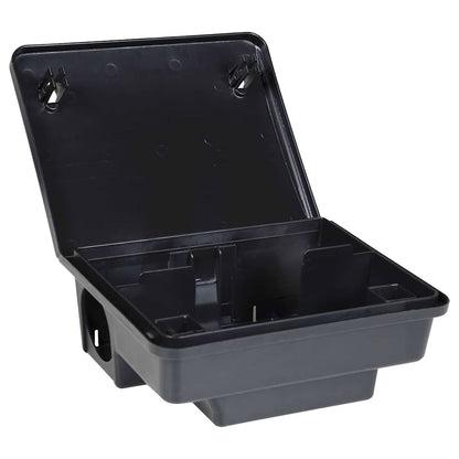 Muizenvallen 4 st 23x19x9,5 cm zwart