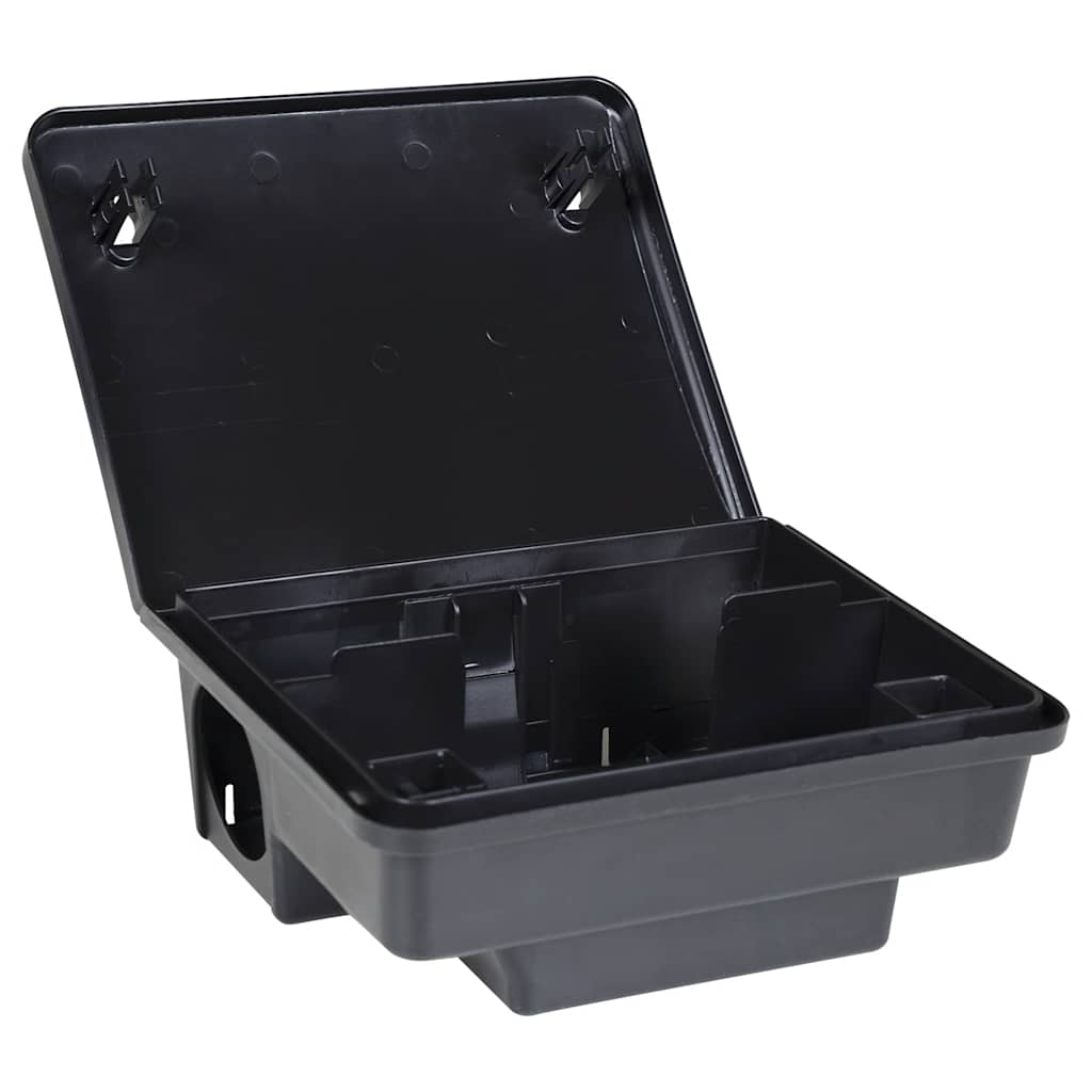 Muizenvallen 6 st 23x19x9,5 cm zwart