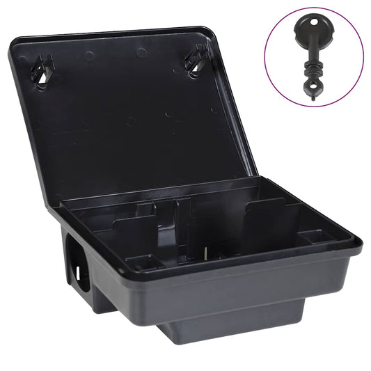 Muizenvallen 6 st 23x19x9,5 cm zwart