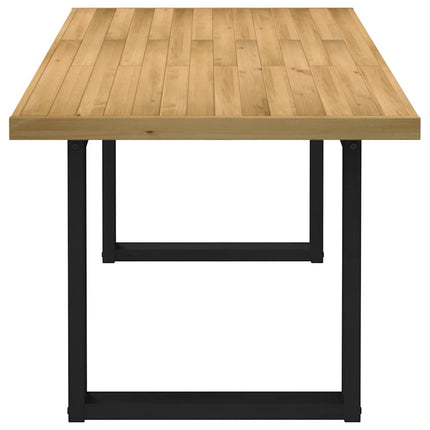 Eettafel Noain E Poten 180X90X75 Cm Massief Grenenhout Naturel