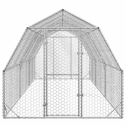 Kippenren 2,5X6X2,25 M Gegalvaniseerd Staal