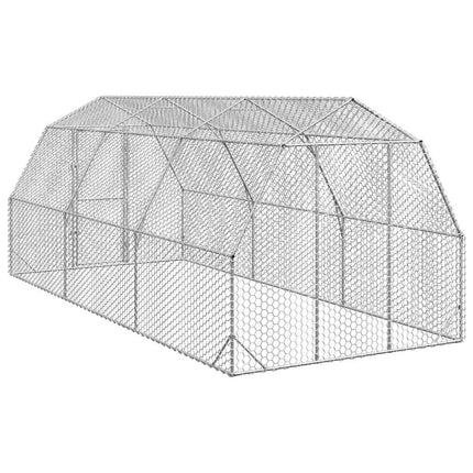 Kippenren 2,5X6X2,25 M Gegalvaniseerd Staal