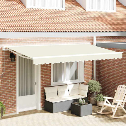 Vervangingsdoek Voor Zonnescherm Crème Polyester Crèmekleurig