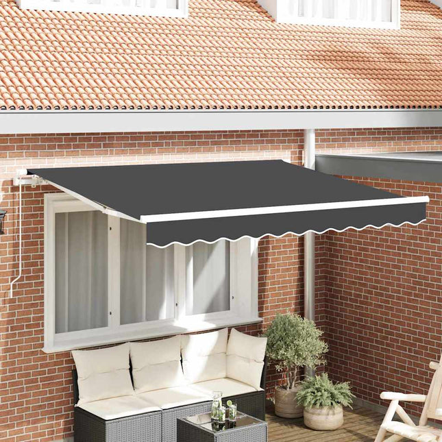 Vervangingsdoek Voor Zonnescherm Antraciet Polyester Antracietkleurig