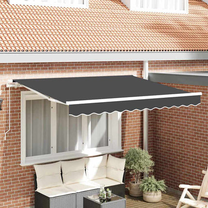 Vervangingsdoek Voor Zonnescherm Antraciet Polyester Antracietkleurig