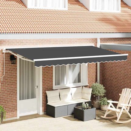 Vervangingsdoek Voor Zonnescherm Antraciet Polyester Antracietkleurig