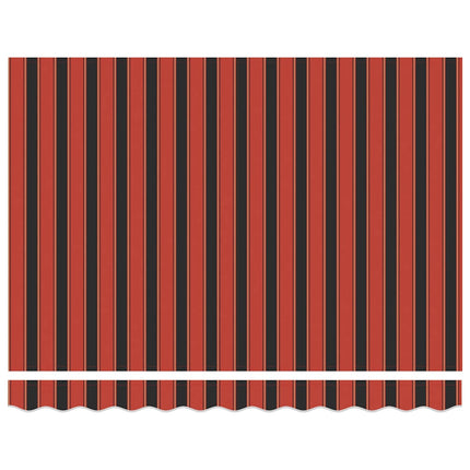 Vervangingsdoek Voor Zonnescherm Oranje En Bruin