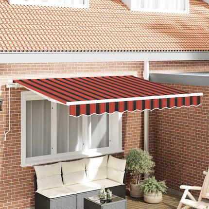 Vervangingsdoek Voor Zonnescherm Oranje En Bruin