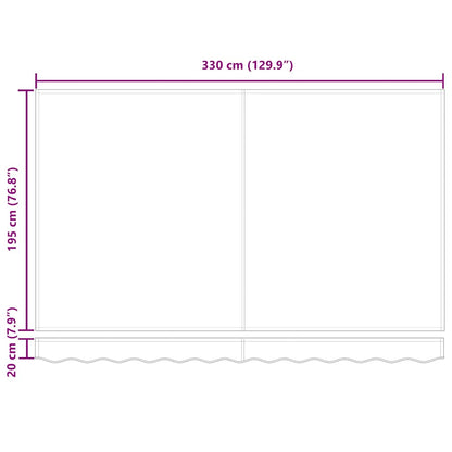 Vervangingsdoek Voor Zonnescherm Polyester Beige