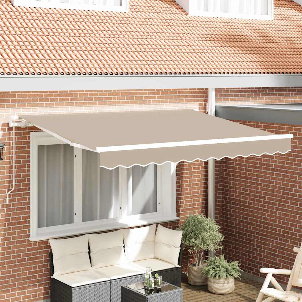 Vervangingsdoek Voor Zonnescherm Polyester Beige