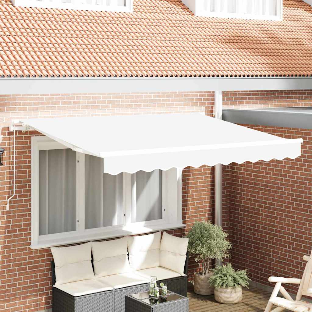 Vervangingsdoek Voor Zonnescherm Wit 3 X 2 M Polyester Wit