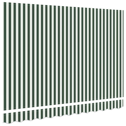 Vervangingsdoek Voor Zonnescherm Groen En Wit