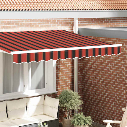 Vervangende Markies Volant Oranje / Zwart / Geel Polyester Oranje/Zwart/Geel