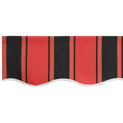 Vervangende Markies Volant Oranje / Zwart / Geel Polyester Oranje/Zwart/Geel