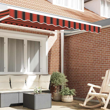 Vervangende Markies Volant Oranje / Zwart / Geel Polyester Oranje/Zwart/Geel