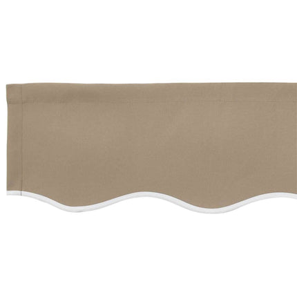 Vervangende Markies Volant Polyester Beige