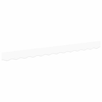 Vervangende Markies Volant Polyester Wit