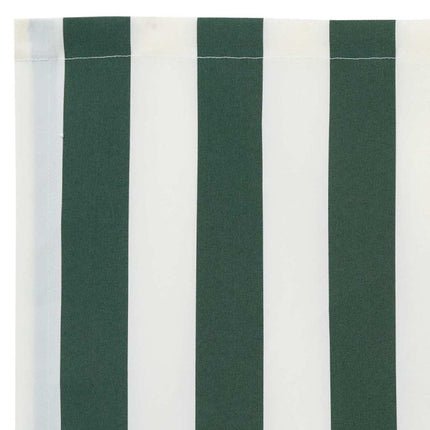 Vervangende Markies Volant Polyester Groen En Wit