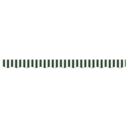 Vervangende Markies Volant Polyester Groen En Wit