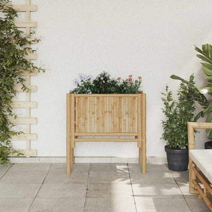 Verhoogd Bed Bruin 70 X 35 X Bamboe