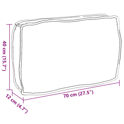 Kussen 70 X 40 X 12 Cm Oxford Stof