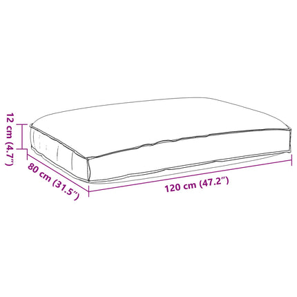 Kussen 120 X 80 X 12 Cm Oxford Stof