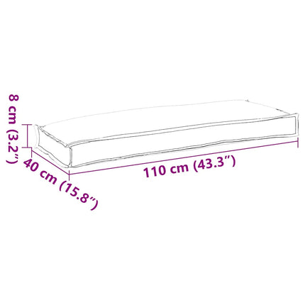 Kussen 110 X 40 X 8 Cm Oxford Stof