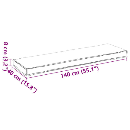 Kussen 140 X 40 X 8 Cm Oxford Stof