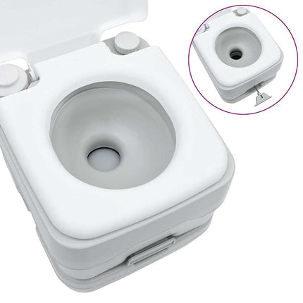 Camping Toilet En Wit 41,5 X 36,5 X 30 Cm Polyetheen