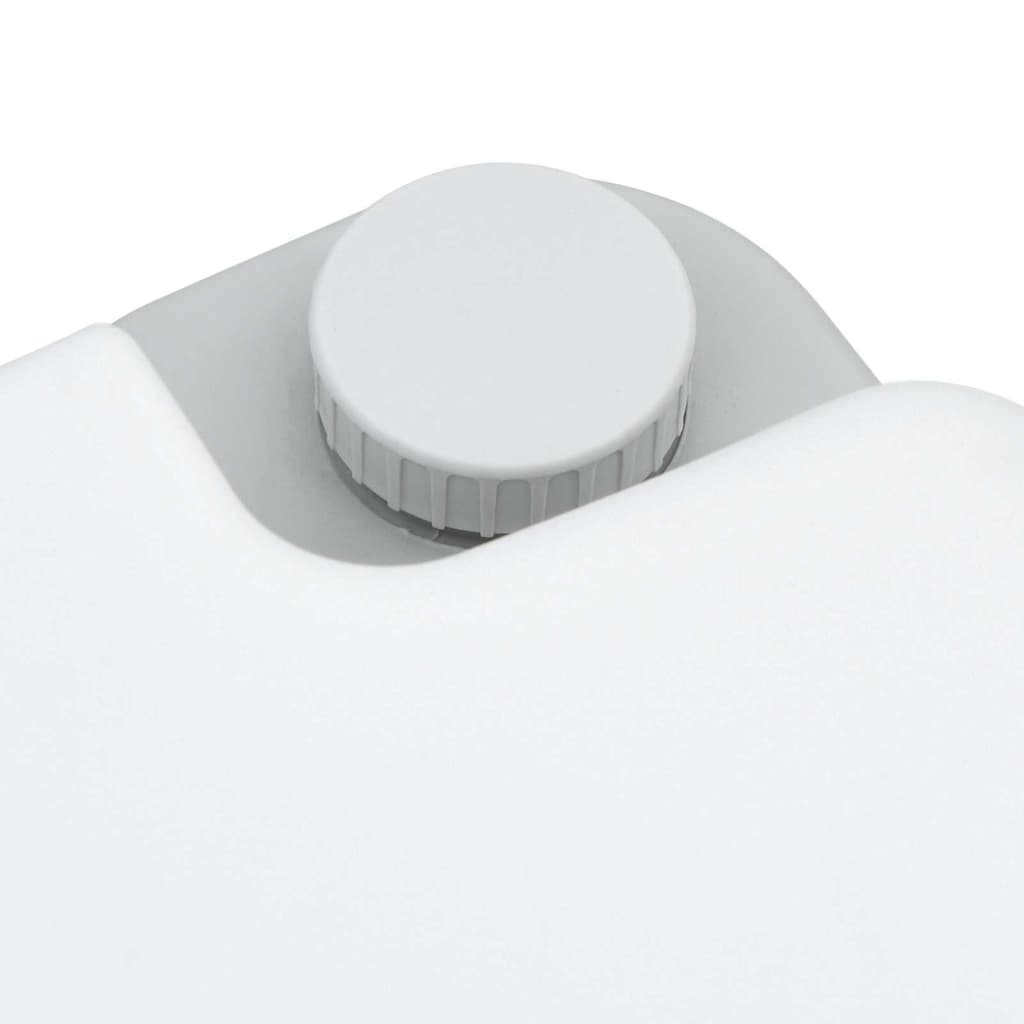 Camping Toilet Grijs en Wit 41,5 x 36,5 x 30 cm Polyetheen