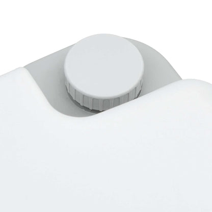 Camping Toilet Grijs en Wit 41,5 x 36,5 x 30 cm Polyetheen