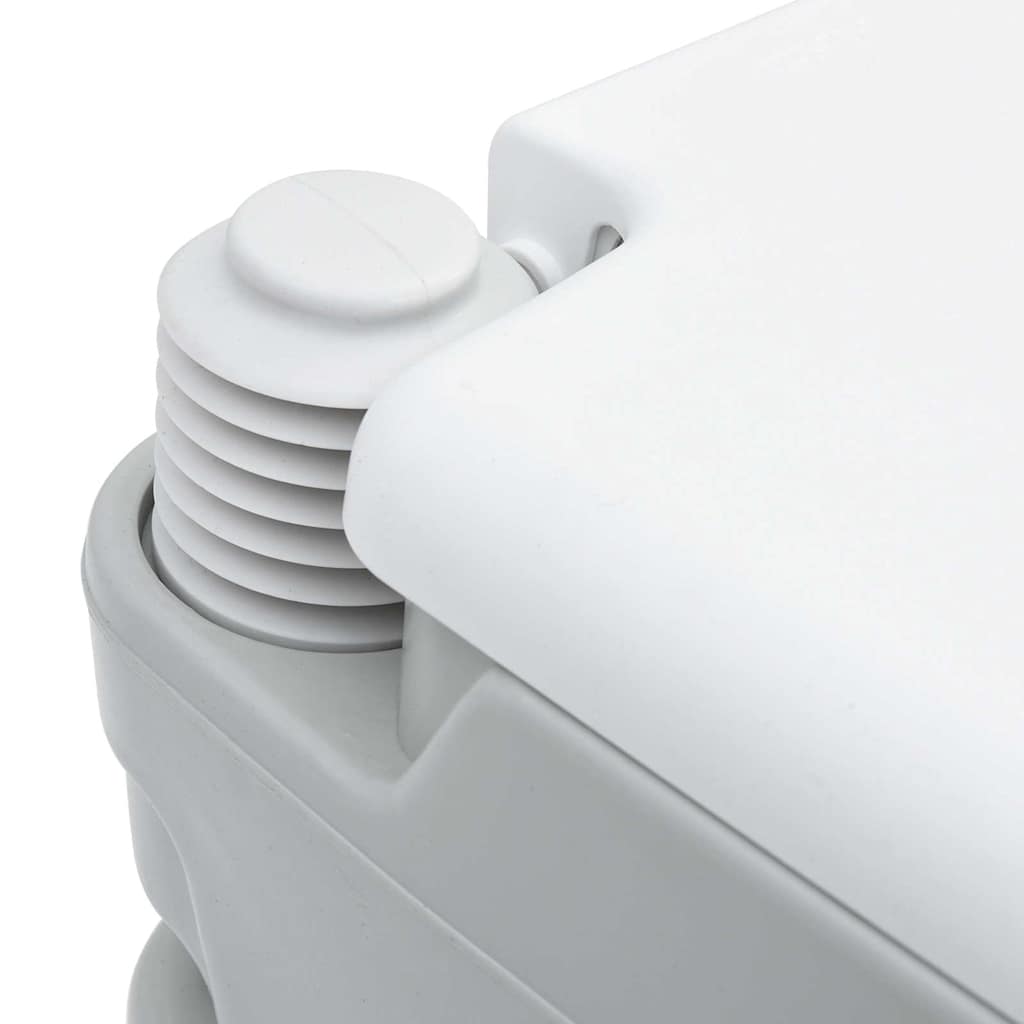 Camping Toilet Grijs en Wit 41,5 x 36,5 x 30 cm Polyetheen