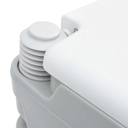 Camping Toilet Grijs en Wit 41,5 x 36,5 x 30 cm Polyetheen