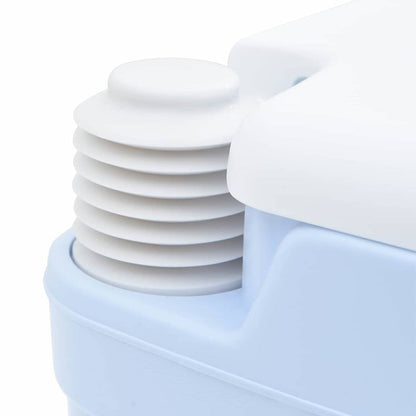 Camping Toilet Lichtblauw en Wit 41,5 x 36,5 x 30 cm Polyetheen