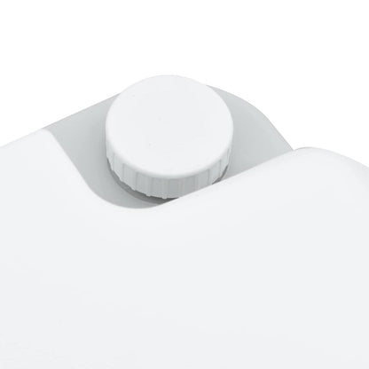 Camping Toilet Grijs en Wit 41,5 x 36,5 x 42 cm Polyetheen