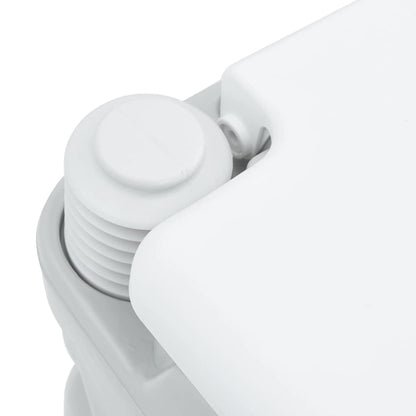 Camping Toilet Grijs en Wit 41,5 x 36,5 x 42 cm Polyetheen