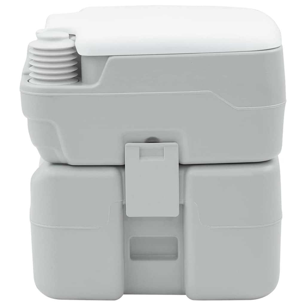 Camping Toilet Grijs en Wit 41,5 x 36,5 x 42 cm Polyetheen