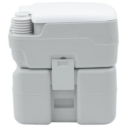 Camping Toilet Grijs en Wit 41,5 x 36,5 x 42 cm Polyetheen
